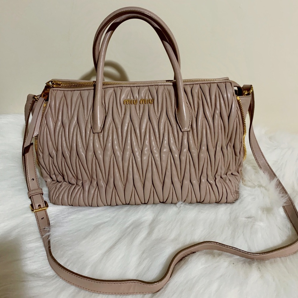 Authentic MiuMiu Nappa Leather Handbag - Picture 6 of 15